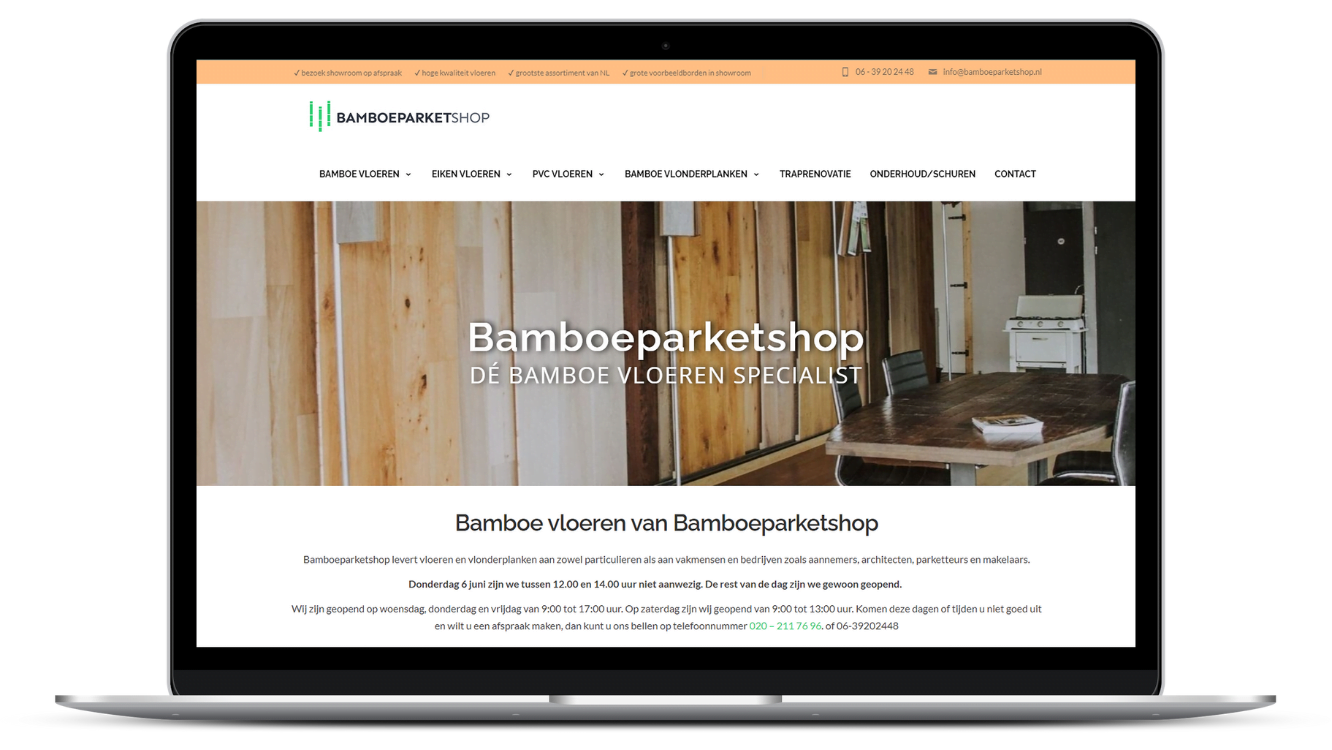 Bamboeparketshop - Laptop Case Preview